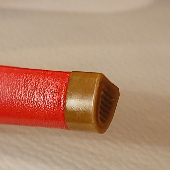 Zara, red leather peep toe platform 8.5 heal - Picture 4 of 10